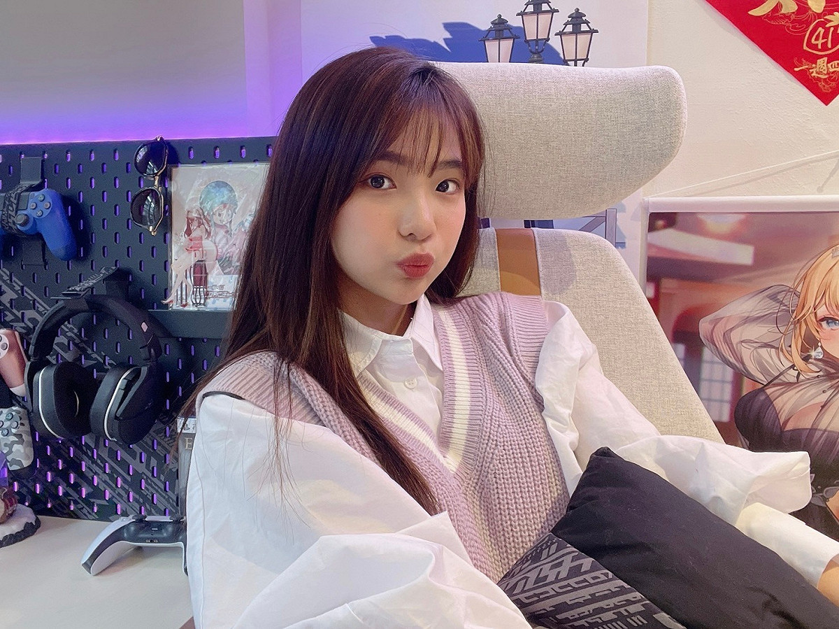 Twitch實況主貝莉莓。 圖：翻攝自貝莉莓臉書