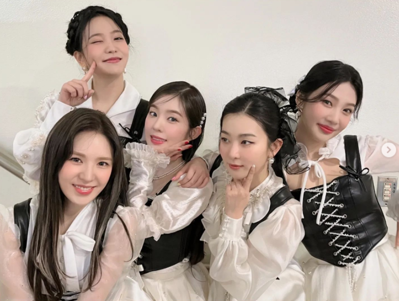 Red Velvet僅剩Wendy(左下)未中標。 圖：翻攝自IG/redvelvet.smtown
