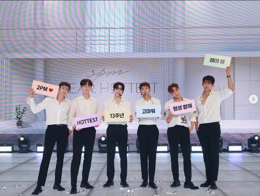 2008年出道的2PM有「野獸派男團」稱號。 圖：翻攝自2PM IG