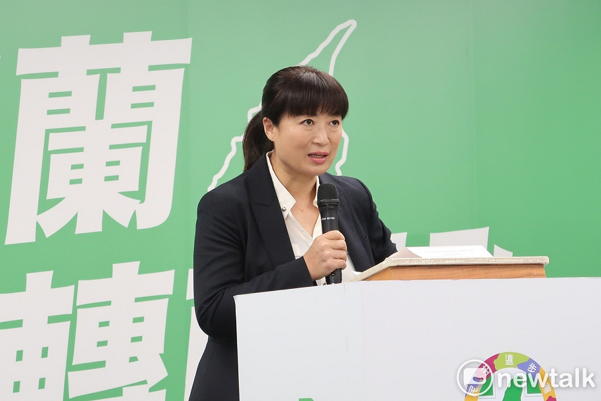 民進黨南投縣長候選人蔡培慧。 圖：林朝億/攝