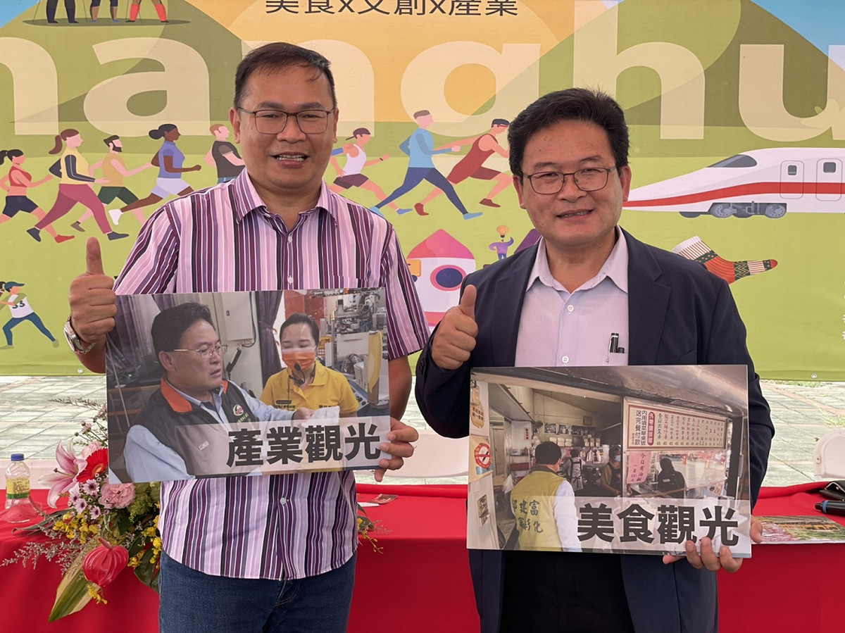 王義川成了林佳龍分身，到彰化力挺邱建富爭取縣長提名。 邱建富/提供