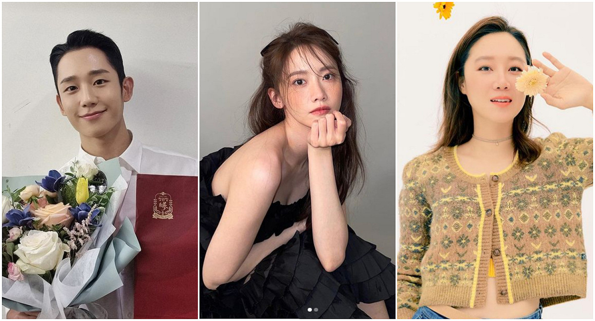 丁海寅、潤娥、孔曉振(左起)都將出席玄彬、孫藝真的婚禮。 圖：翻攝自IG/holyhaein、 yoona__lim、rovvxhyo