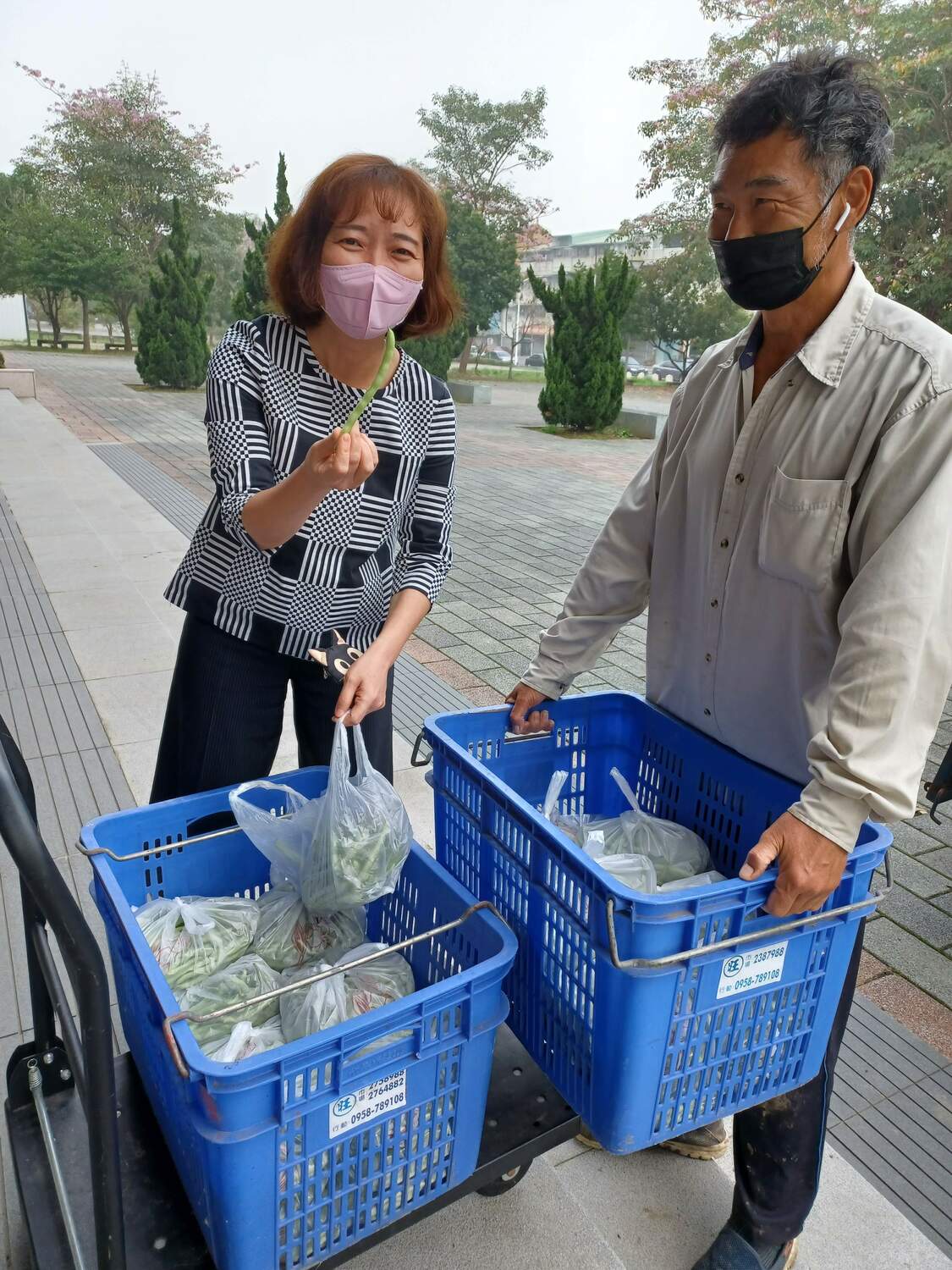 嘉義地檢署檢察長張曉雯當起團媽，助更生小農重建人生。 圖：嘉義地檢署/提供