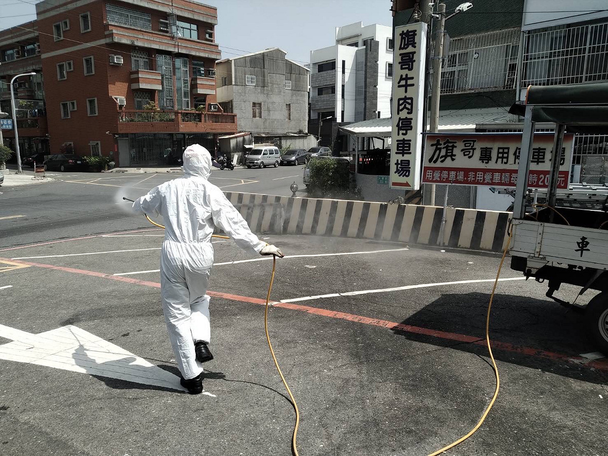 台南出現確診者足跡，衛生局已完成相關場域清消。 圖：台南市政府提供