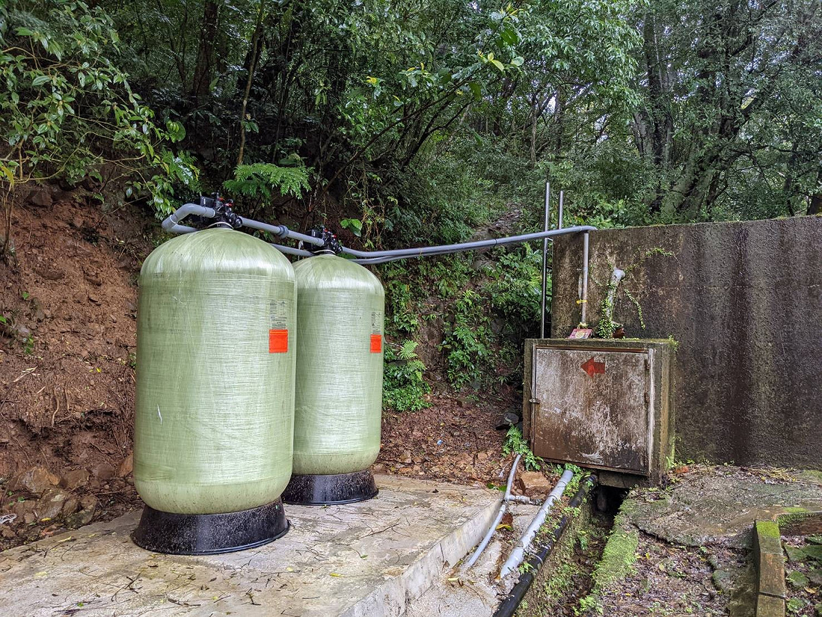 福德里淨水設備。 圖：新北市水利局提供