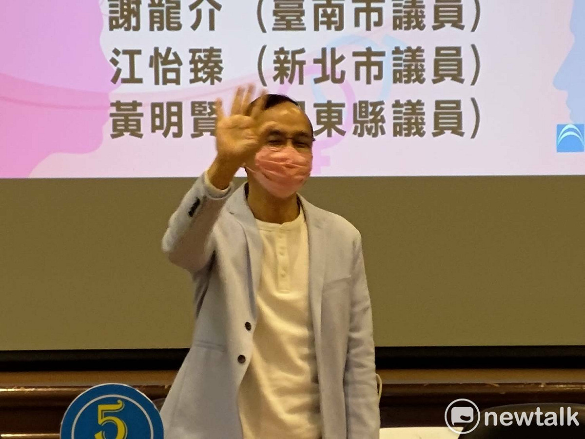 國民黨主席朱立倫。 圖：黃建豪/攝