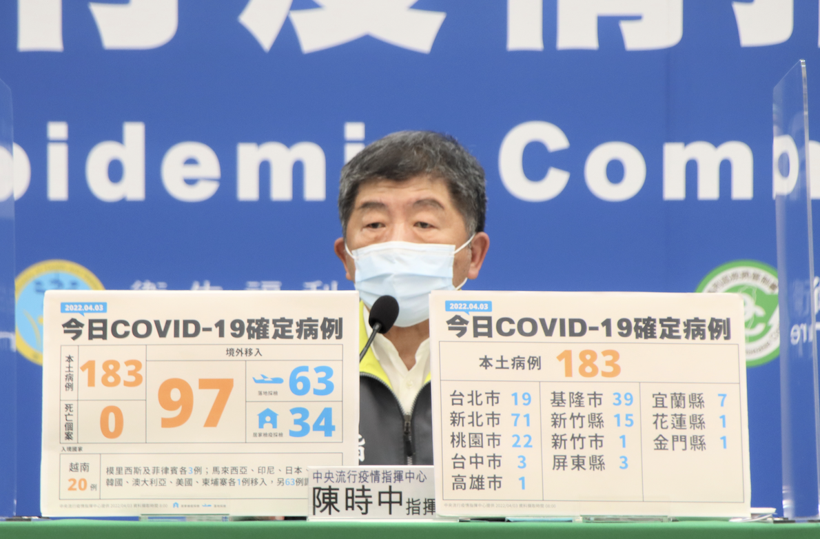 中央流行疫情指揮中心指揮官陳時中 圖：中央流行疫情指揮中心／提供