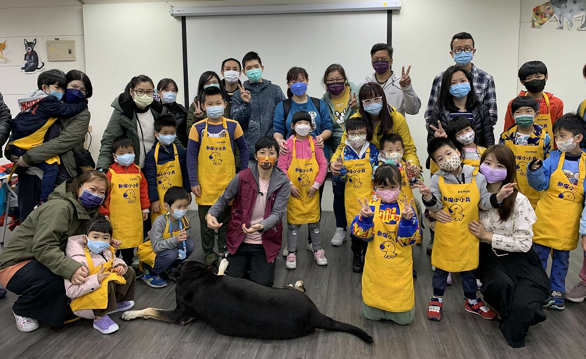 兒童節暨世界流浪動物日前夕，新北動保處於毛寶貝生命教育園區舉辦毛寶貝童樂會。 圖：新北市動保處提供