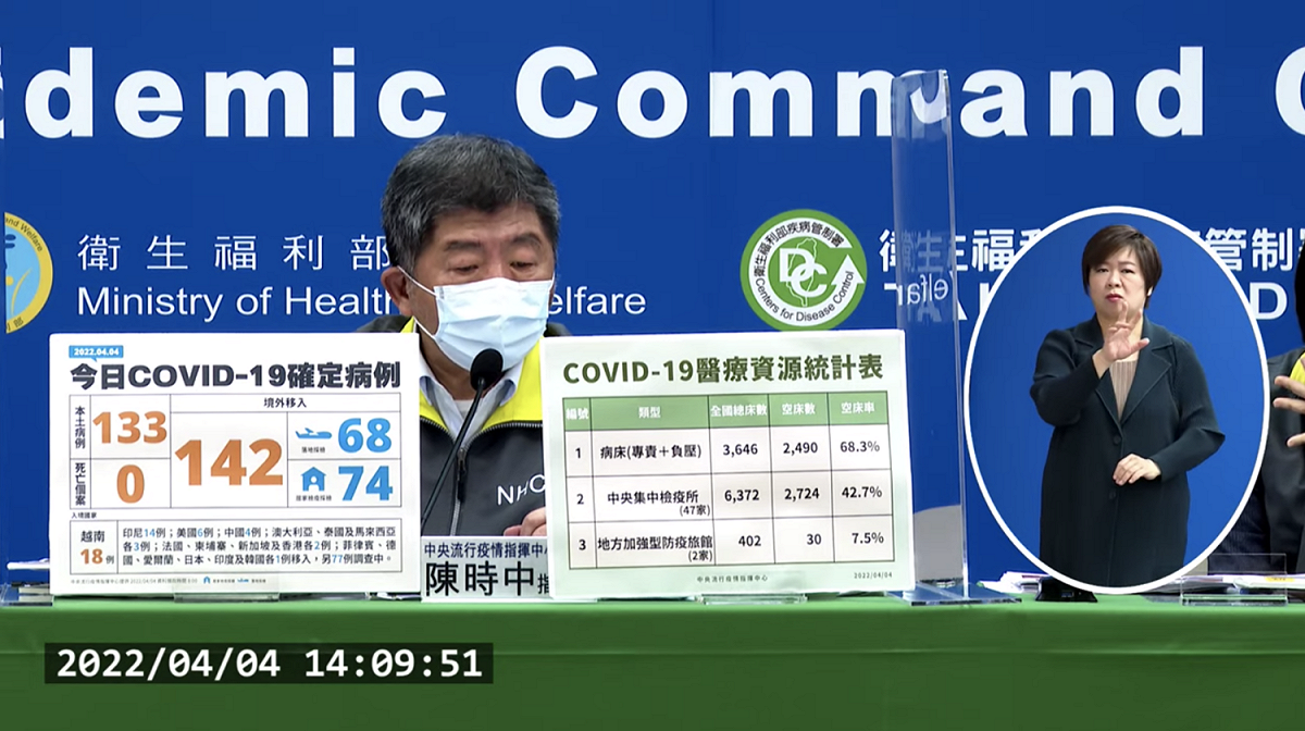 中央流行疫情指揮中心陳時中。 圖：中央流行疫情指揮中心/提供