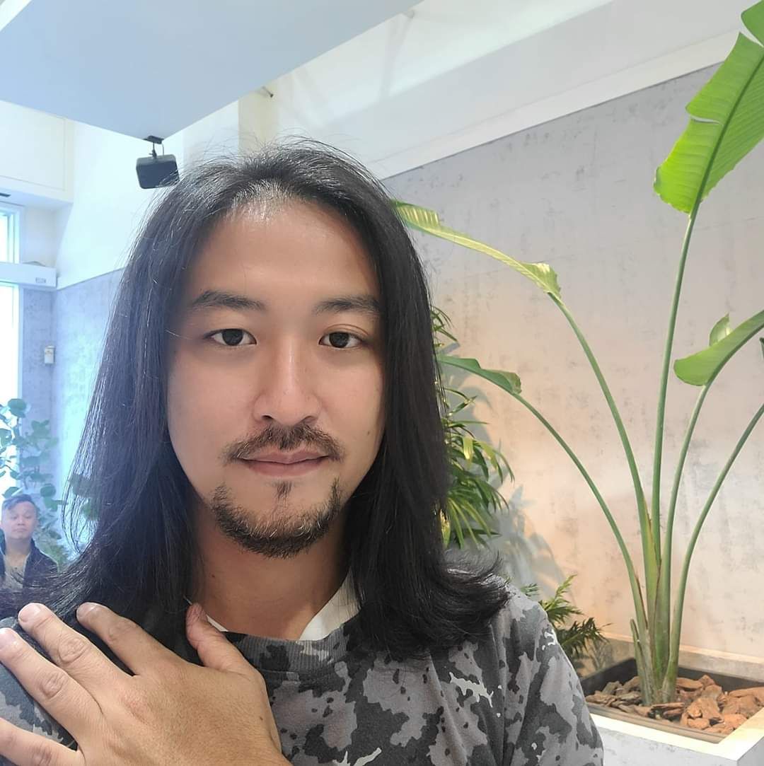 蕭行凱曾留了兩年多的長髮。 蕭行凱/提供