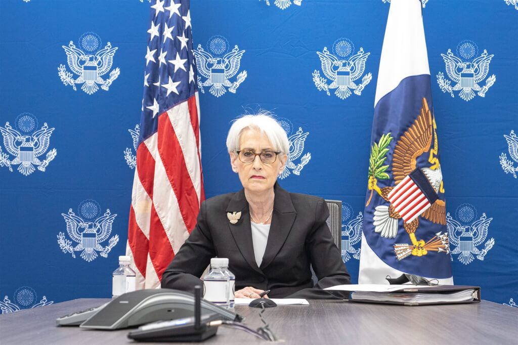 美國副國務卿雪蔓（Wendy Sherman）。 圖：翻攝DeputySecState推特（資料照）