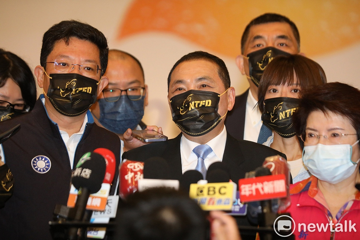侯友宜強調，防疫中央地方一條心，把疫情守好是每一個人分工角色的責任。 圖：林昀真/攝