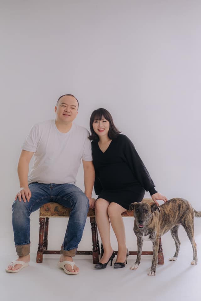 明金成2月8日因心肌梗塞驟逝，留下遺孀林沛締，以及一對剛出生的龍鳳胎 圖：翻攝自明金成臉書