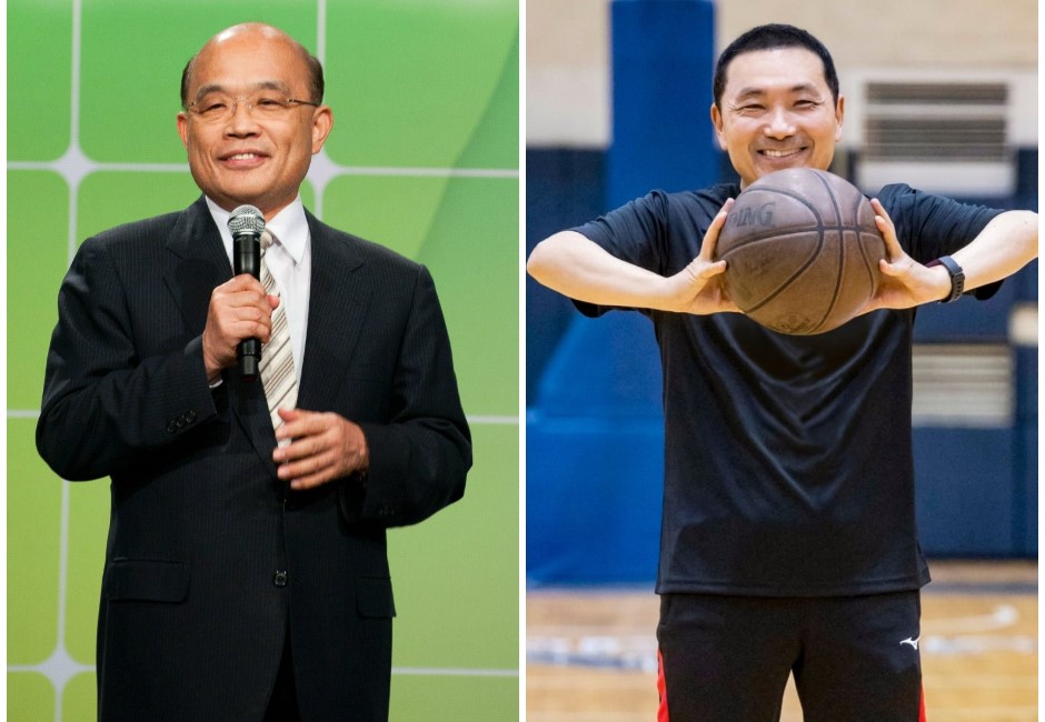 蘇貞昌（左）提出「防疫政策台灣新模式」，新北市長侯友宜（右）直球拋出問中央「先說清楚要共存還是要清零」，新北、中央透過媒體、社群新聞互槓，一來一往炒熱話題。 image source：FB/蘇貞昌、侯友宜