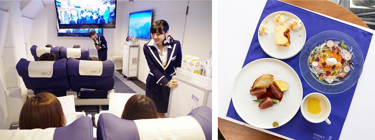 「FIRST AIRLINES」池袋店設施內觀。 圖：ⒸFIRST AIRLINES