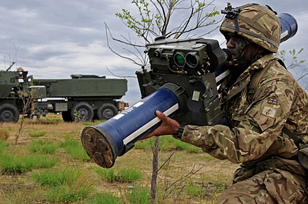 英軍訓練星光飛彈，其中一種軍援烏克蘭的武器。 圖 : 美國國防部網站
