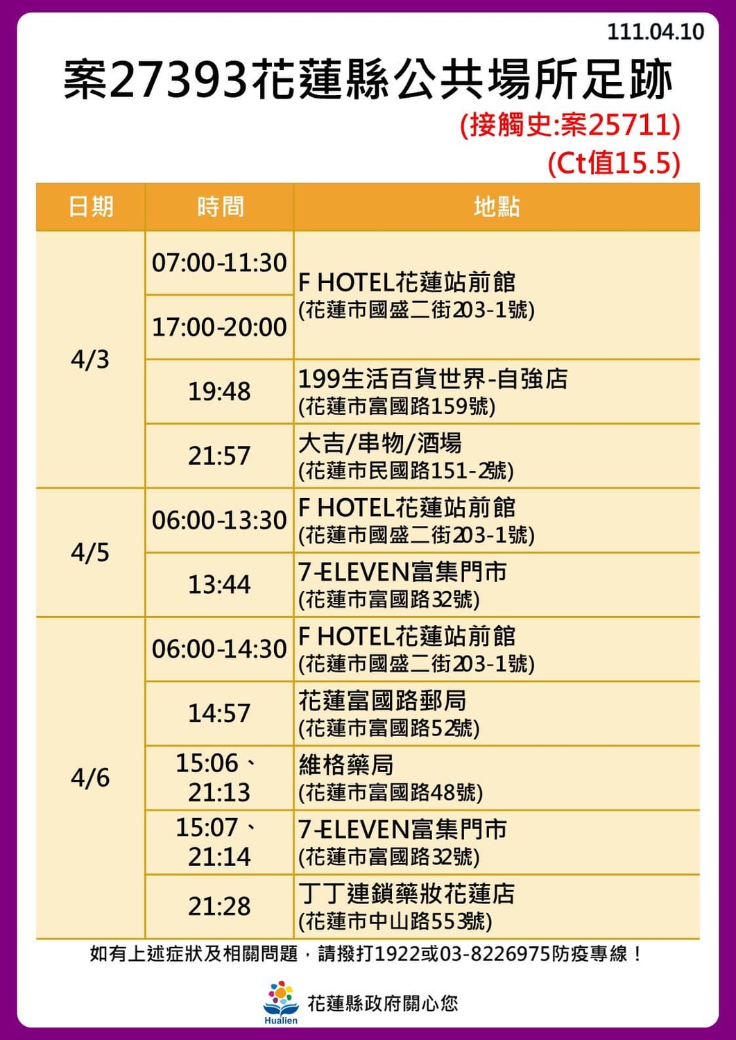 案27393足跡 圖／花蓮縣政府提供