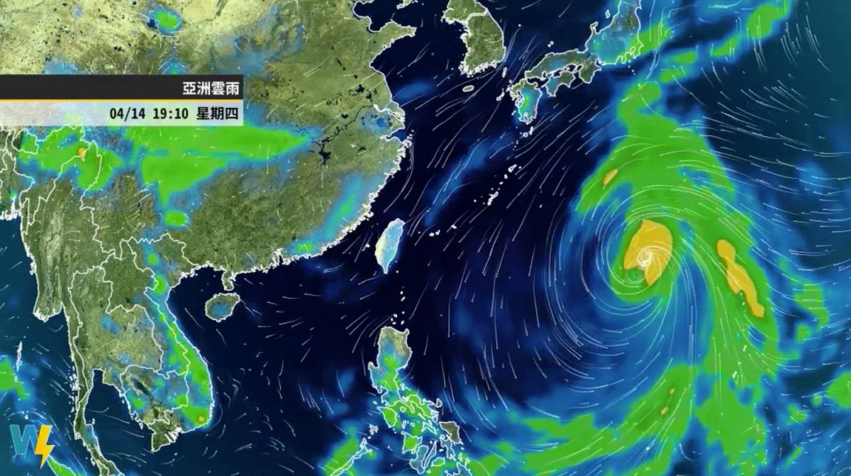 彭啟明說明，週三晚上到週四，有道鋒面會帶入水氣及東北風移入，週四顯著轉涼。 圖：翻攝自彭啟明臉書