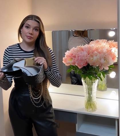 DJ古塞娃（Katya Guseva）也剪掉名牌包表達不滿。 圖：擷自「djkatyaguseva」IG