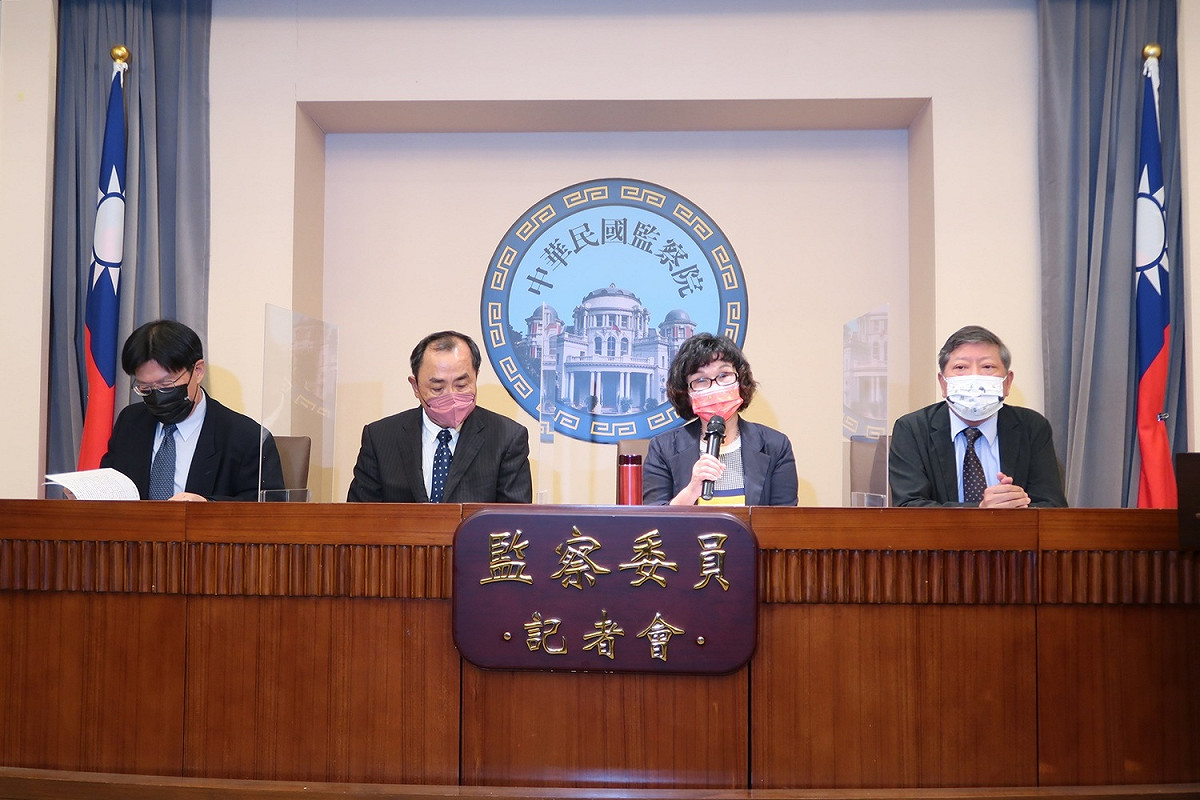 監察委員高涌誠、浦忠誠、王幼玲、趙永清 圖：林朝億/攝