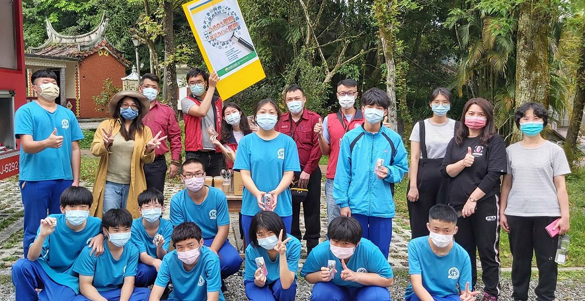 消防局政風室今(11)日前往新北市平溪國中辦理校園消防廉政宣導。 圖：新北市消防局提供