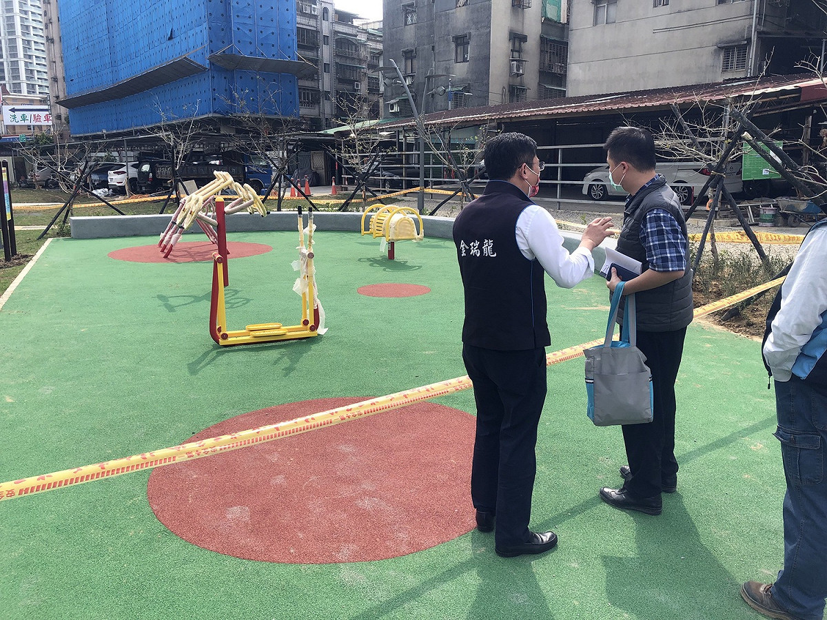 新北市議員金瑞龍爭取瓦磘溝沿線設置相關休閒遊憩設施已完工。 圖：金瑞龍服務處提供
