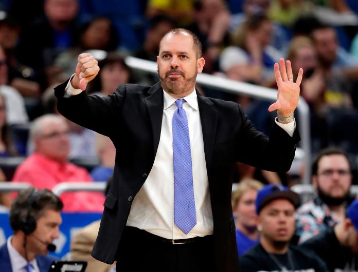 湖人總教練Frank Vogel。 圖／美聯社／達志影像