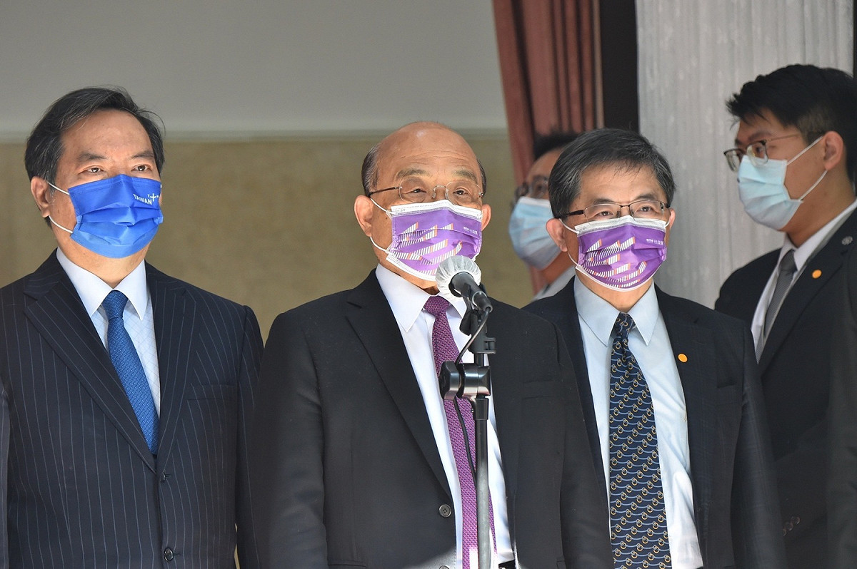 行政院長蘇貞昌今赴立法院施政總質詢。 圖：行政院提供