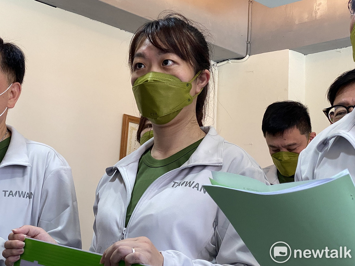 張茂楠女兒、台北市松信區議員參選人張文潔。 圖：周煊惠 / 攝