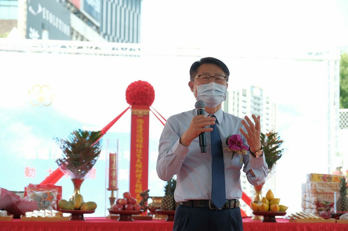 陳純敬致詞。 圖：新北市都更處提供