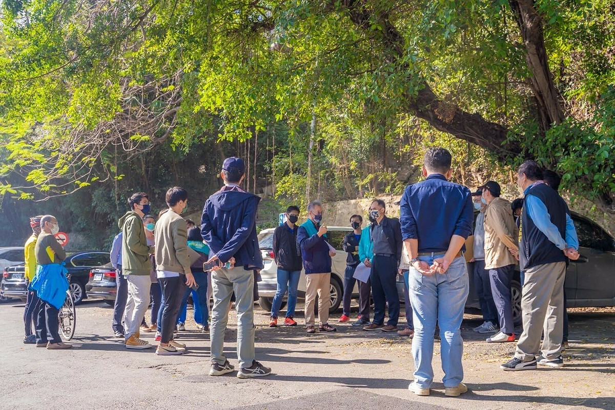 趙天麟團隊成功爭取內政部核定壽山道路改善工程計畫。 圖：趙天麟服務處提供