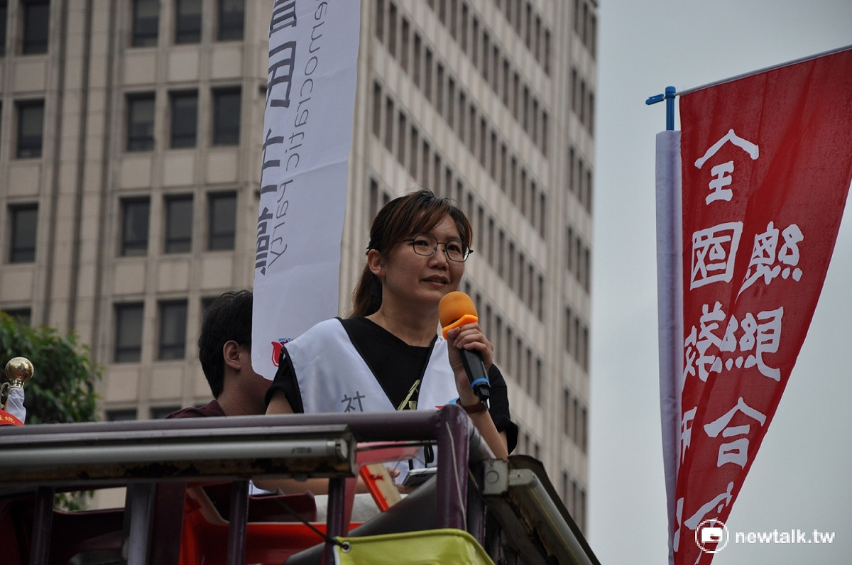 WHA邀函爭議持續延燒，社民黨發言人嚴婉玲10日批評：「新舊政府的處理方式，都讓人不滿意。」 圖：社民黨提供