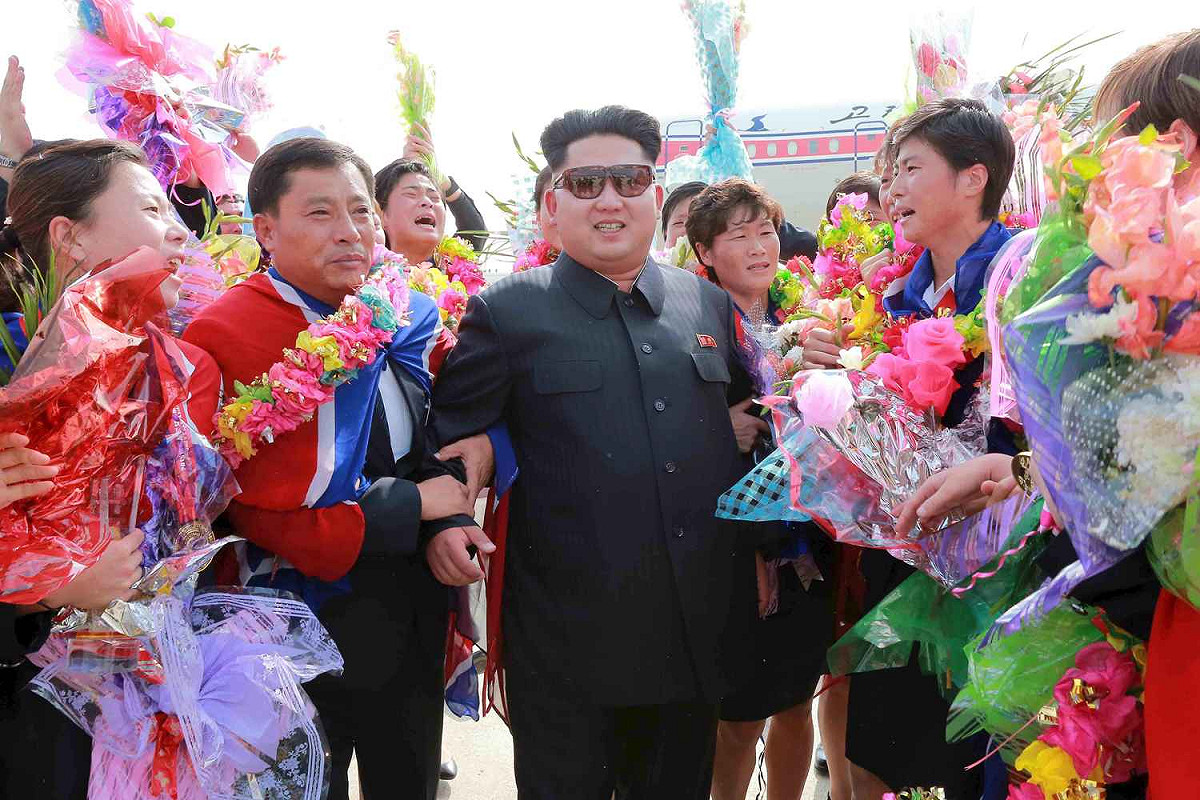 金正恩(圖)的胞妹金與正獲選為黨中央委員，據稱，金與正成為朝鮮僅次於金正恩的第2號人物。 圖：達志影像/路透社資料照片