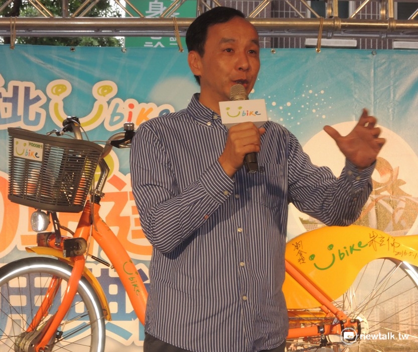 新北市長朱立倫16日回應，柯文哲的個性比較直白，最重要還是要合作，也是非常有「道義」的出錢、出力。 圖：新頭殼資料照片