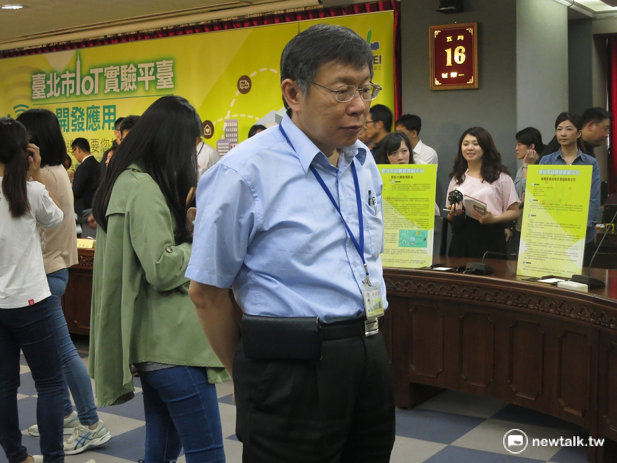 針對世大運選手餐廳爭議，台北市長柯文哲16日說，此事不會影響他與新北市長朱立倫的關係，還呼籲媒體不要挑撥離間。 圖：呂佳峻/攝