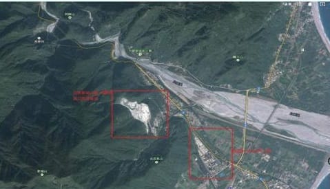 亞洲水泥開礦區占地約442公頃，其中有25公頃在太魯閣國家風景區內，還有174公頃是原住民保留地。 圖：翻攝自Google Map