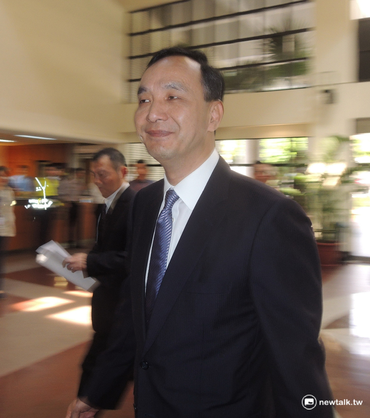 針對瘦肉精美豬議題，新北市長朱立倫1日表示，絕不容許不考量民眾健康的前提下，就以政治考量來開放含瘦肉精美豬進口。 圖：陳冠廷/攝