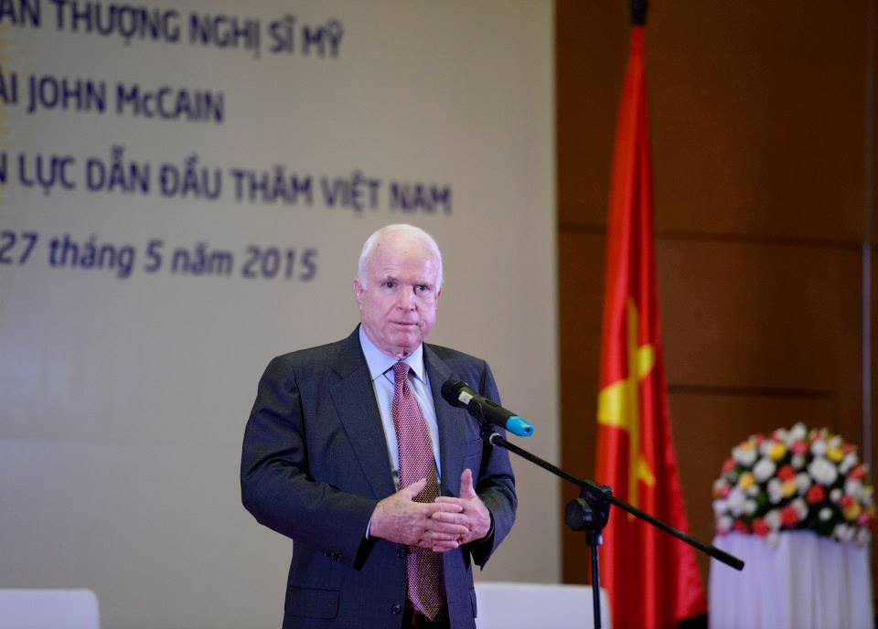 馬侃是美國政治家、共和黨重量級人士，現為美國參議院軍事委員會主席。 圖：翻攝馬侃臉書