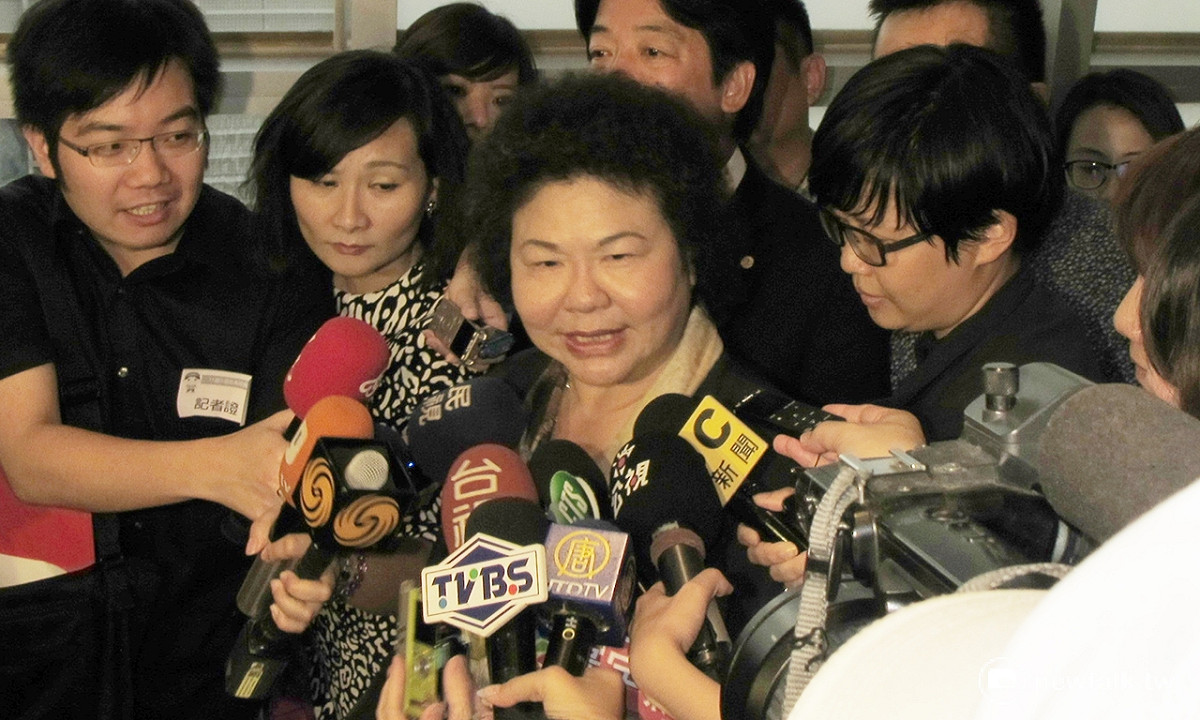 高雄市政府17日發佈新聞稿指稱，中鋼相關人事不屬高雄市政府，市長陳菊(圖)不會也不可能有所干預。 圖：新頭殼資料照片