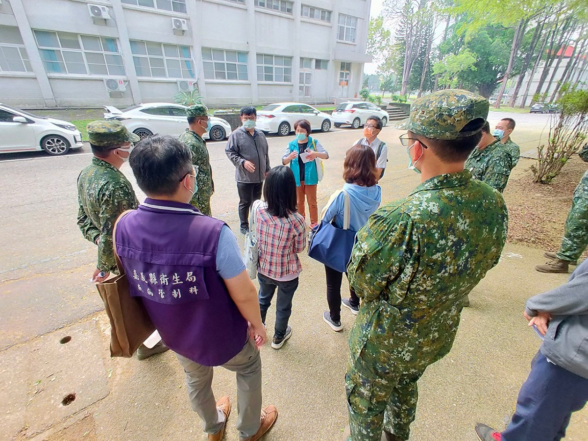 嘉義縣政府表示，精忠營區疫情已進入收斂狀態。 圖：嘉義縣政府/提供