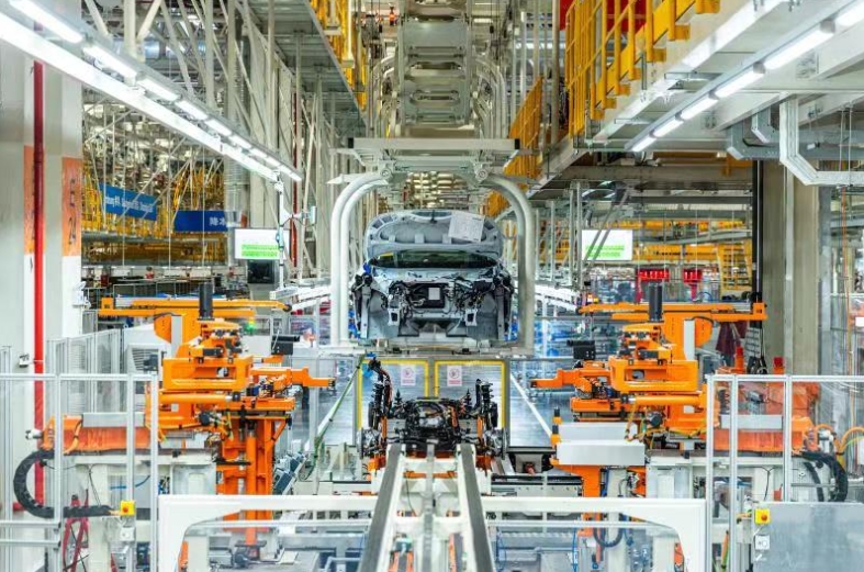 上海汽車製造工廠。 圖 : 翻攝自cht. meet-in-sh.net
