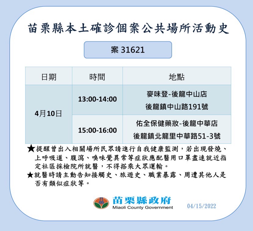 苗栗今＋16！ 科技廠8移工、一家3口全染疫