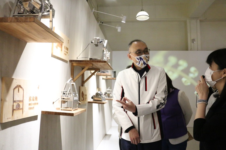 謝政達親訪坪林茶業博物館參加文化局綠色療癒山城新品牌「茶山繚療」活動。 圖：新北市文化局提供
