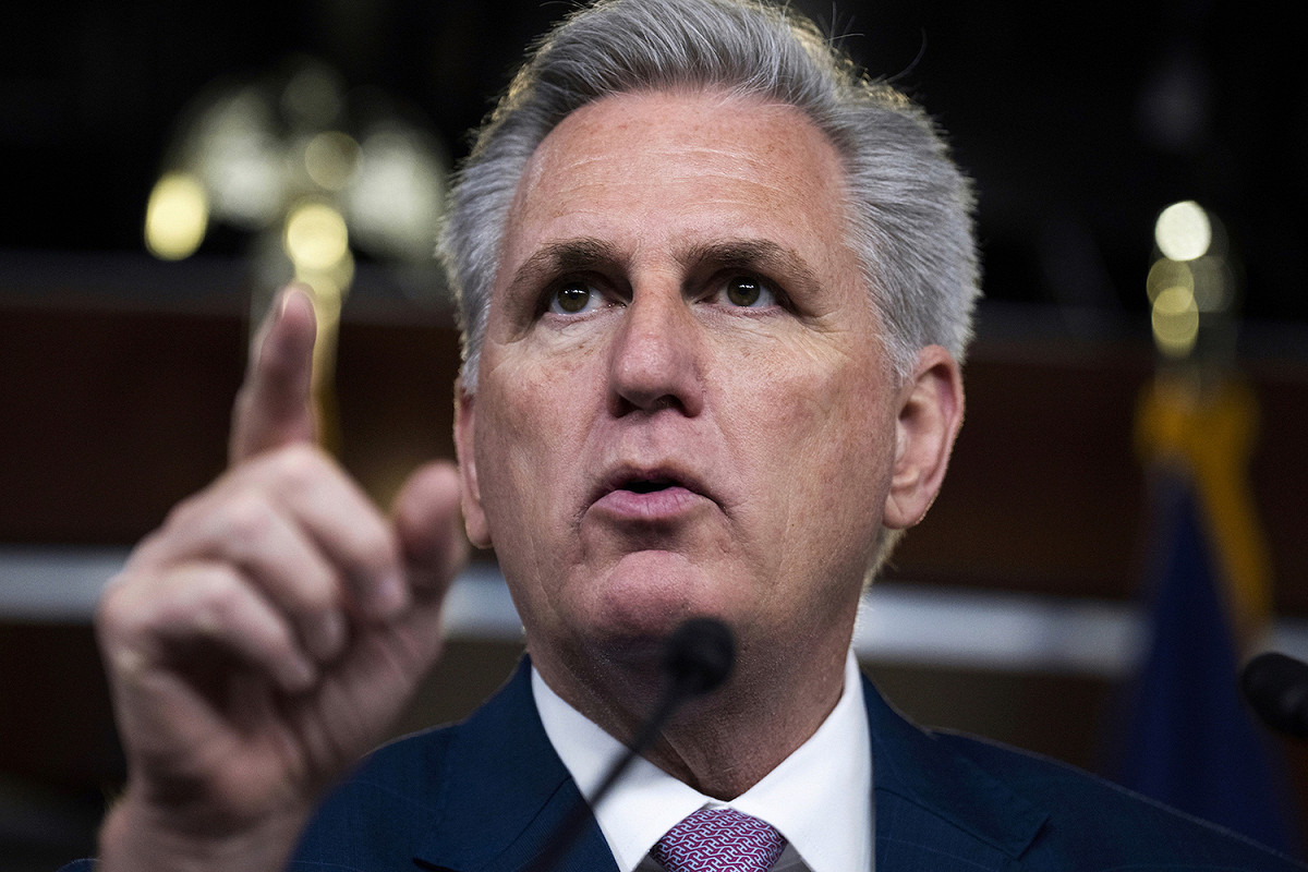 美國眾議院共和黨領袖麥卡錫。（Kevin McCarthy） 圖：達志影像／美聯社（資料照）