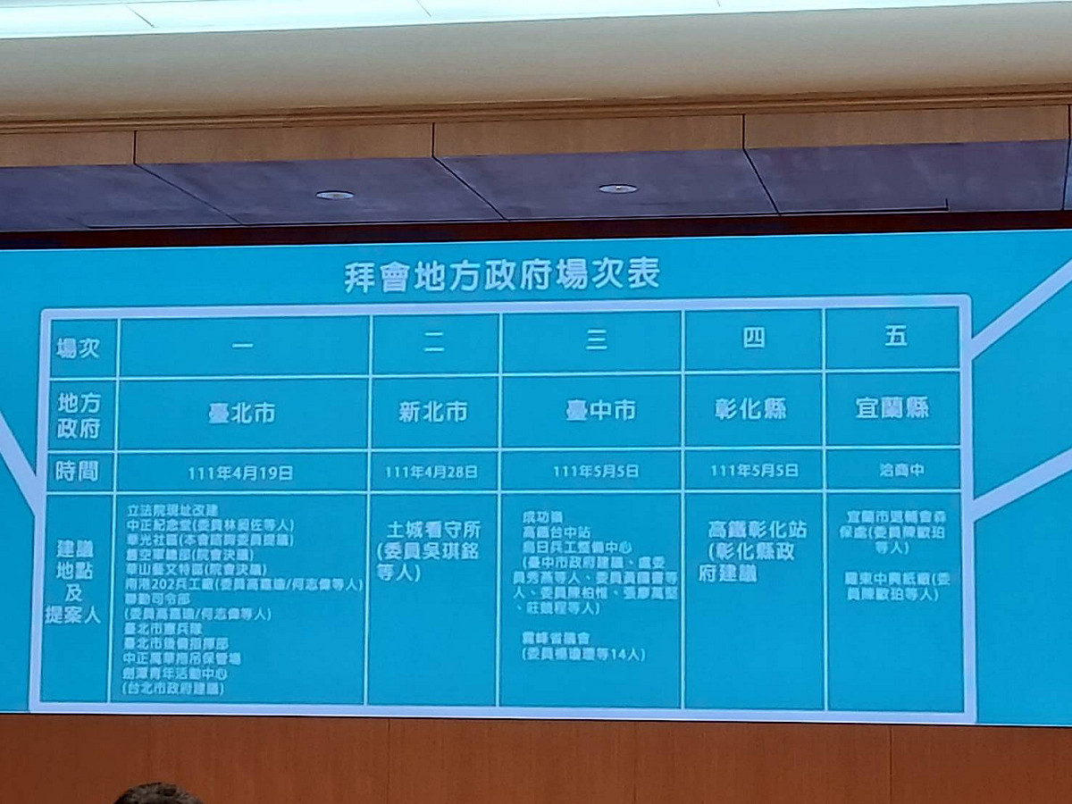游錫堃將陸續拜會各地方政府。 圖：陳佩君／攝