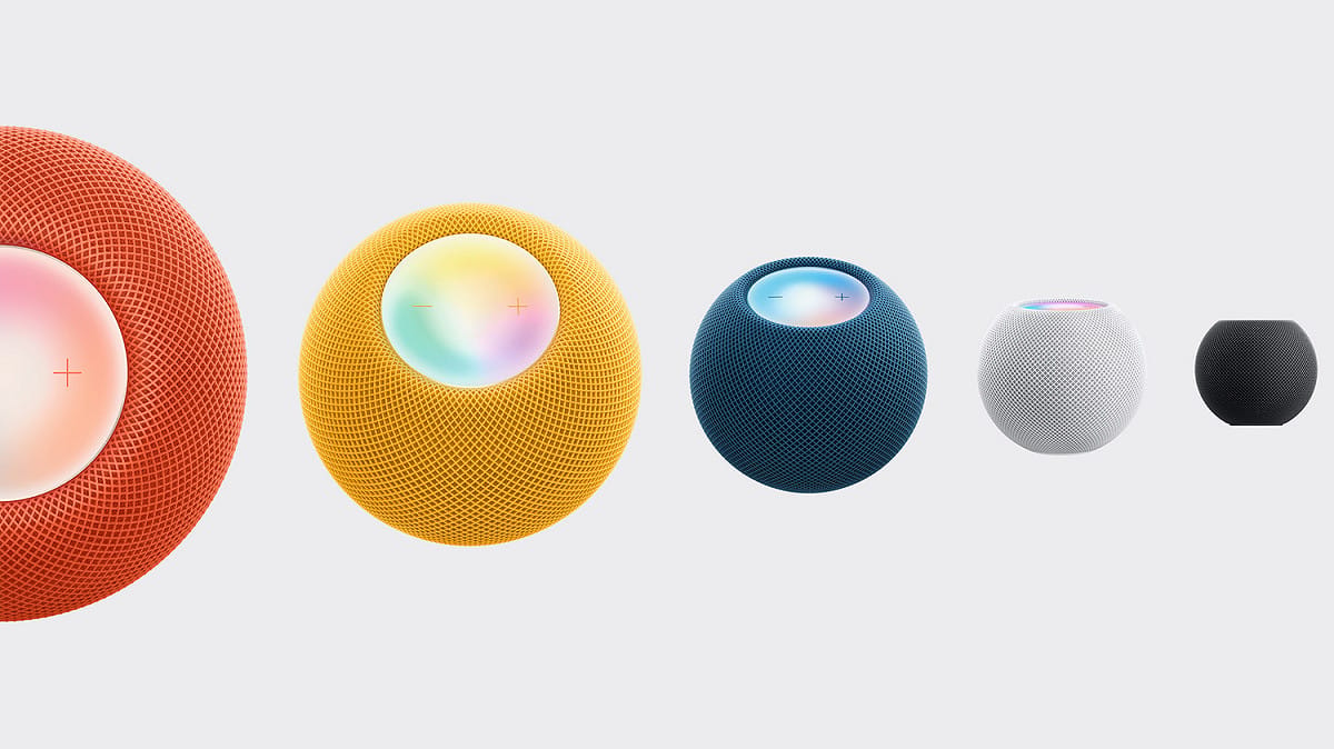 全新的HomePod預計將參考HomePod Mini的機型做設計，不佔用家庭空間。(圖為HomePod Mini) 圖：取自蘋果官網
