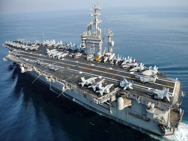 美國海軍「尼米茲級」核子動力航空母艦首艦「尼米茲號(CVN-68)」是美國最古老的航母。 圖：翻攝US Navy(資料照)