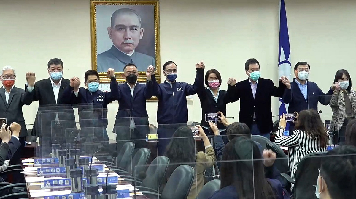 國民黨中常會今提名金門縣長楊鎮浯爭取連任。 圖：擷取自國民黨臉書