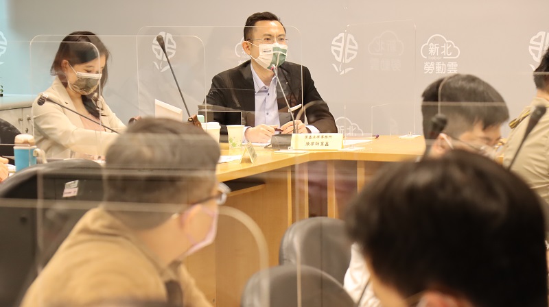 曾任台北市勞動局長的律師陳業鑫以專家身份與會。 圖：新北市勞工局提供