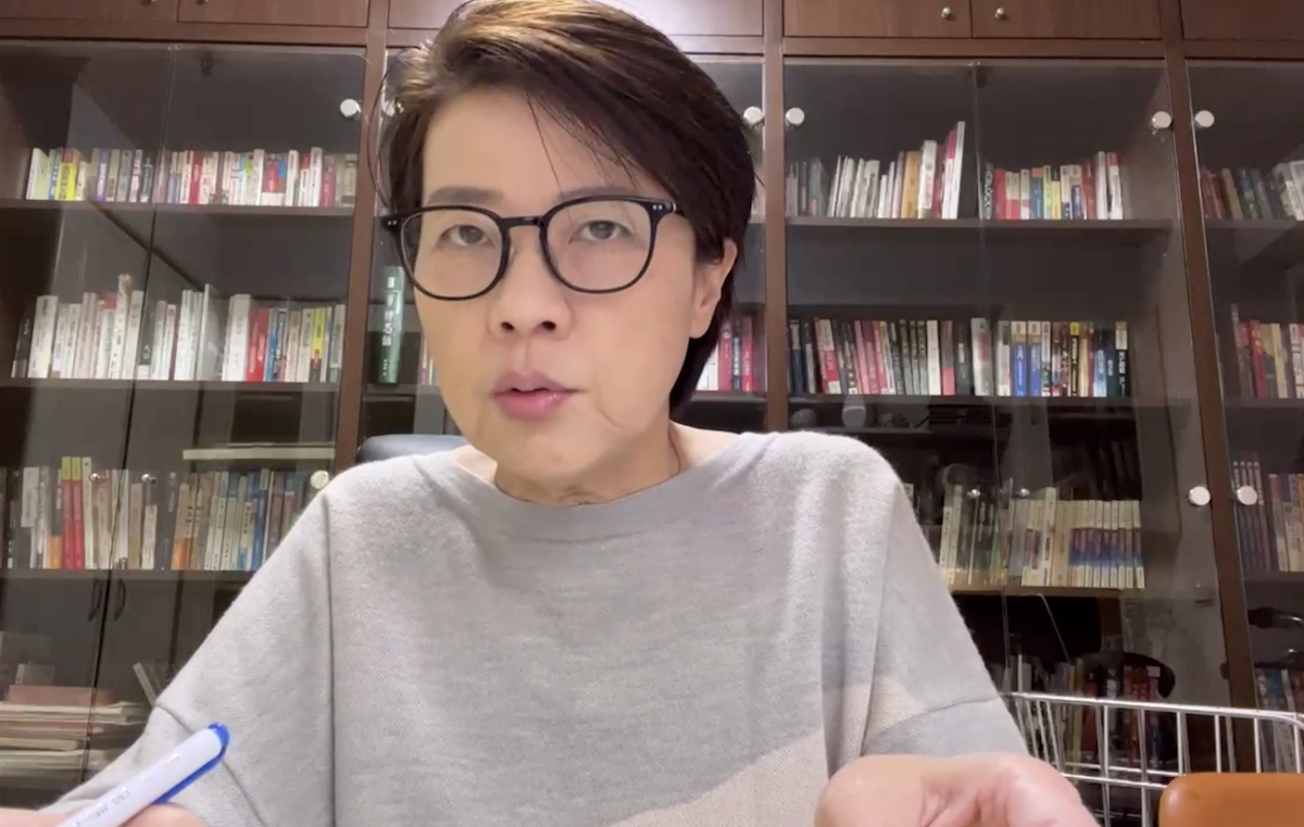 台北市副市長黃珊珊。 圖：翻攝畫面